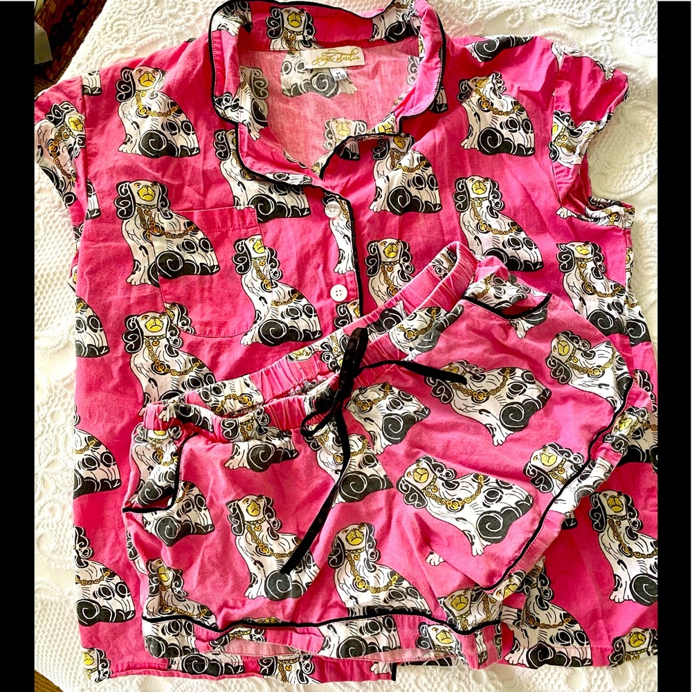 Jaye’s Studio Staffordshire dog pajamas set